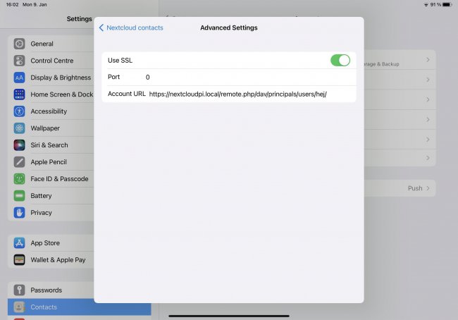 如何将网盘从iCloud换成Nextcloud