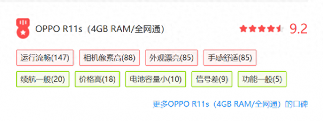 oppor11s手机参数配置对比