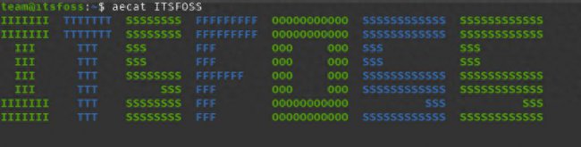 10个在Linux终端中生成有趣的ASCII字符画的工具