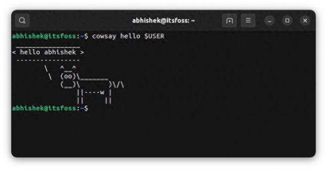10个在Linux终端中生成有趣的ASCII字符画的工具