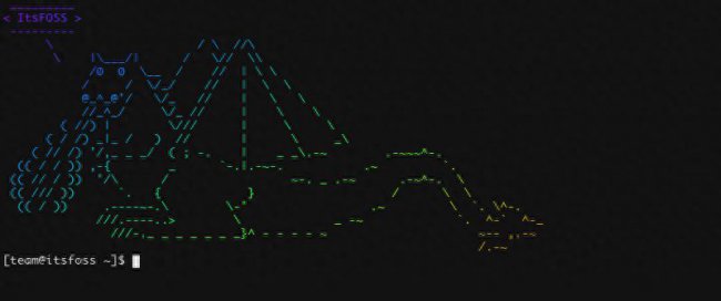 10个在Linux终端中生成有趣的ASCII字符画的工具