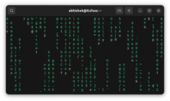 10个在Linux终端中生成有趣的ASCII字符画的工具