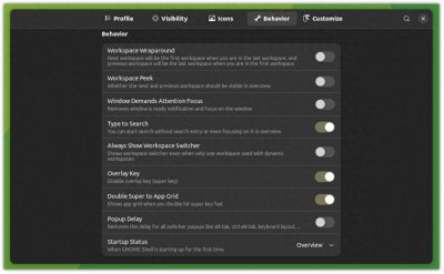 如何使用Just Perfection扩展定制GNOME