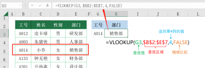 两张表格vlookup怎么用匹配 关于vlookup跨表提取数据
