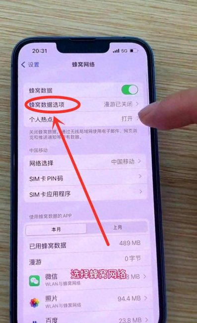 苹果5g手机怎么开启5g网络