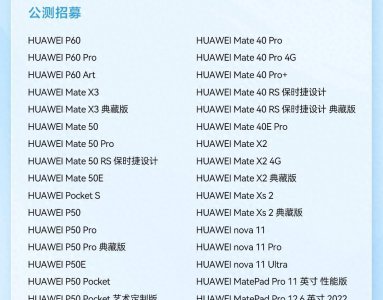 华为手机怎么升级鸿蒙系统 华为鸿蒙系统升级教程