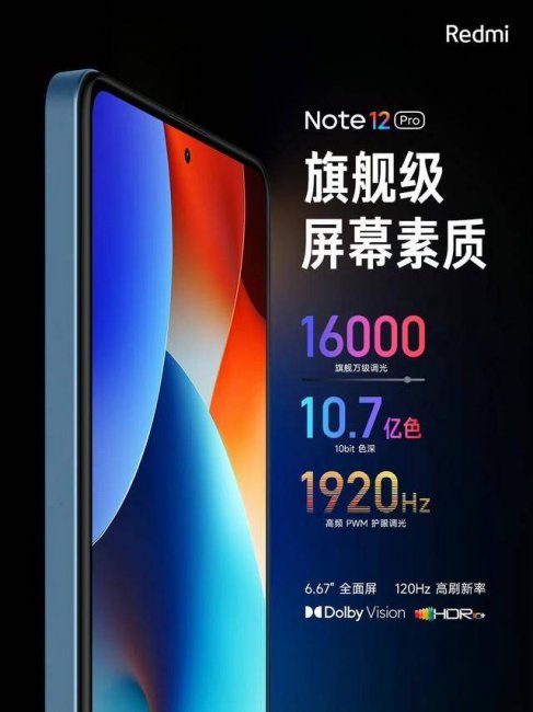 红米note12pro屏幕怎么样