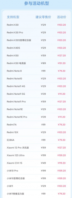 小米max2电池多少钱