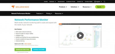 网络监控工具SolarWinds Network Performance Monitor