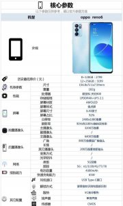 opporeno6像素怎么样 opporeno6手机参数配置详情