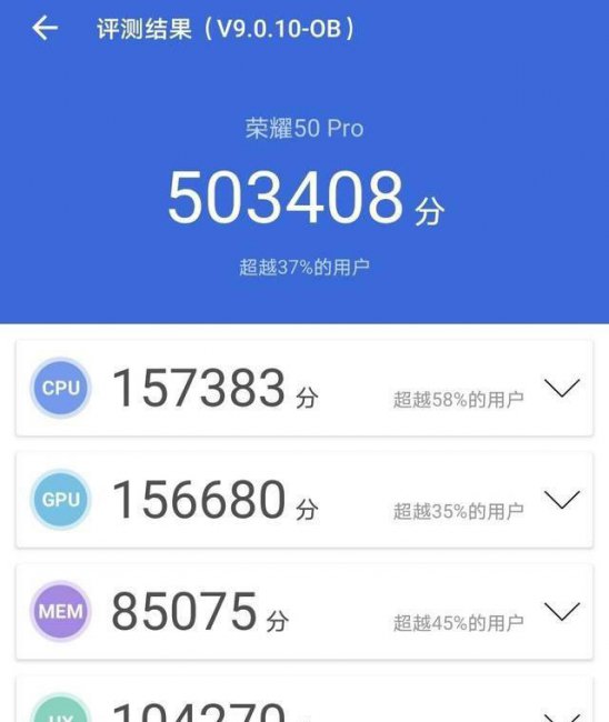 荣耀50pro什么配置