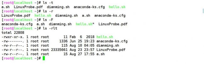 Linux常用命令之ls用法详解