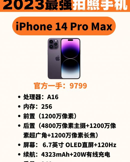 哪个手机拍照像素高