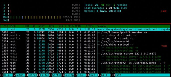 Linux系统之htop命令教程详解