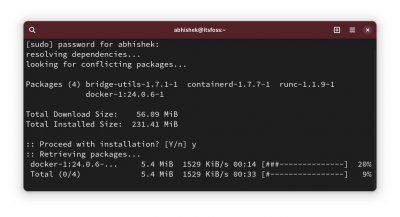 如何在Arch Linux上安装Docker