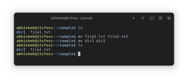 Linux中重命名文件和目录教程详解