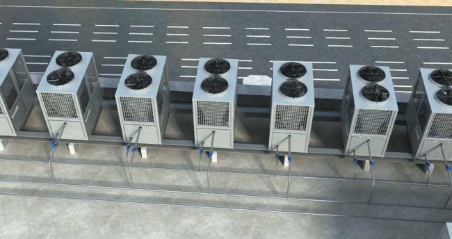 空气能热水器工作原理