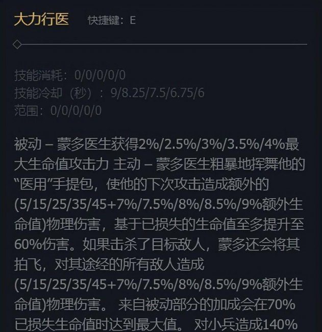 蒙多打野出装符文