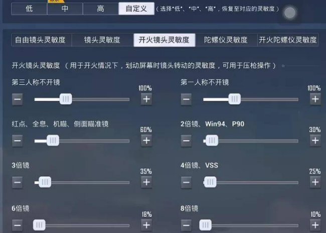 和平精英灵敏度设置方法