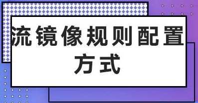 流镜像规则配置方式 配置镜像流规则方式