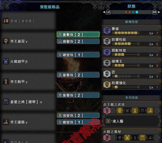 怪物猎人世界力量解放处罚条件