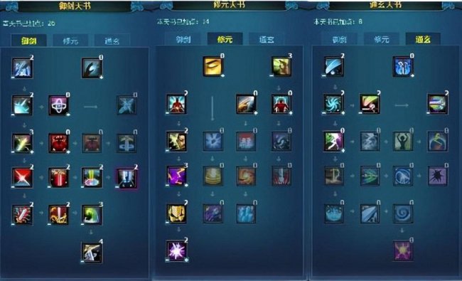 诛仙青云技能加点图解大全