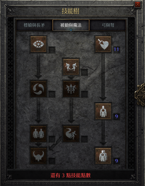 标马加点技能