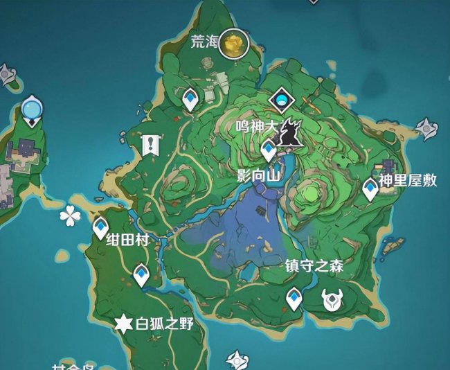 手游原神地灵龛位置蒙德