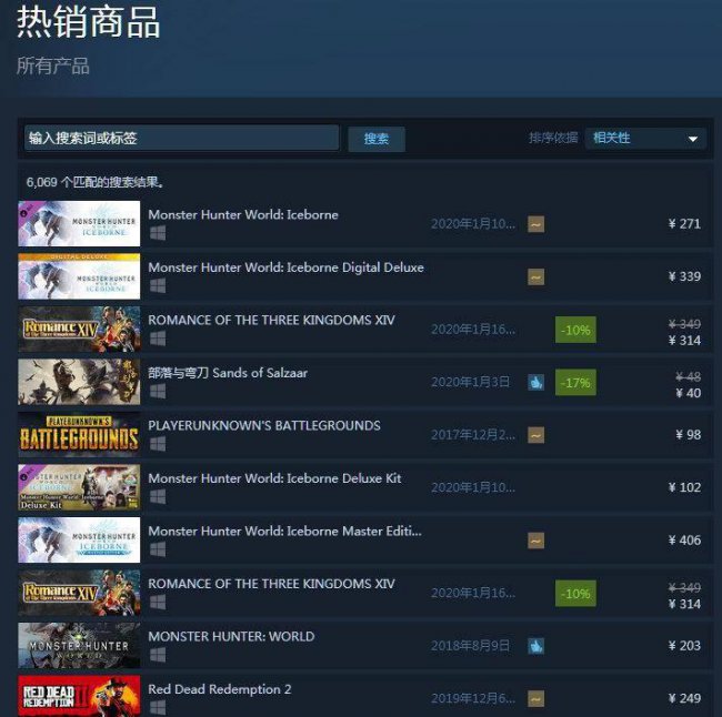 怪物猎人世界ps4和pc哪个人多