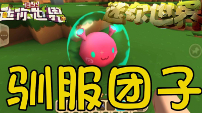迷你世界团子如何驯服 团子被驯服的小技巧