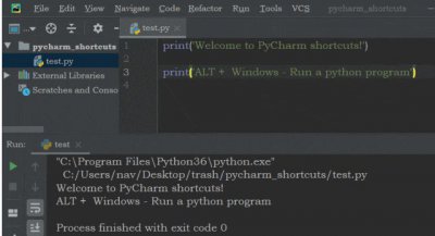 pycharm常用快捷键 PyCharm实用快捷键大全