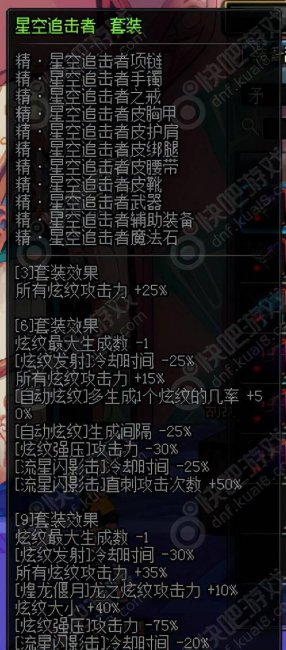 dnf70版本各职业最强异界套