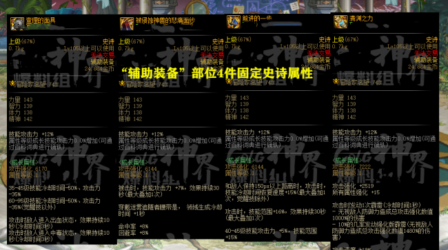 dnf武器大全列表