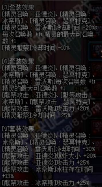 dnf女召唤师技能加点