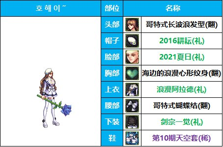 dnf女鬼剑时装套装大全