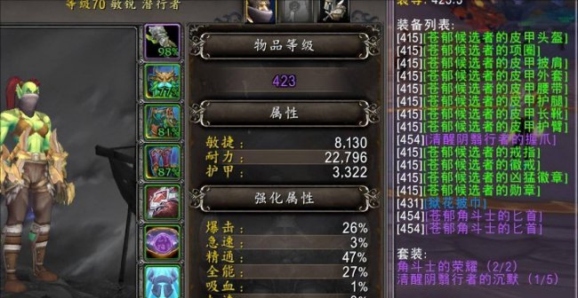wlk盗贼pvp天赋加点