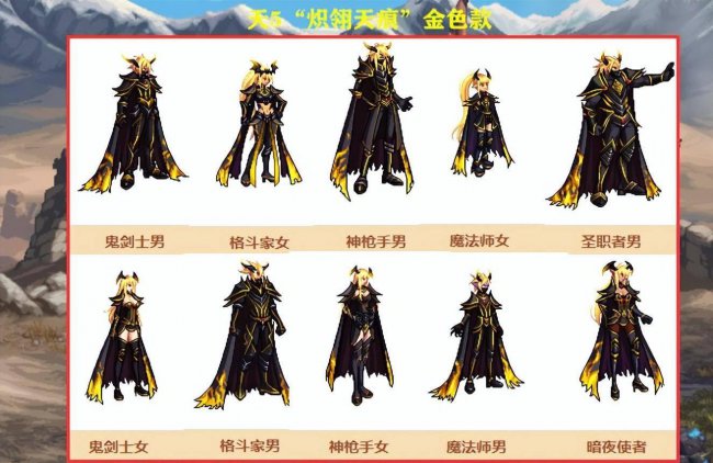 dnf天空套和龙袍有什么区别