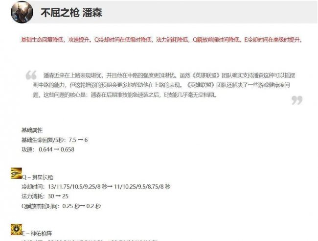 手游英雄联盟潘森出装
