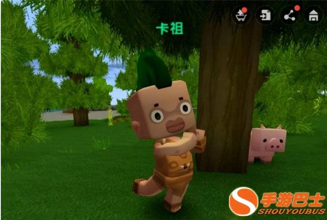 迷你世界怎么驯服野人伙伴