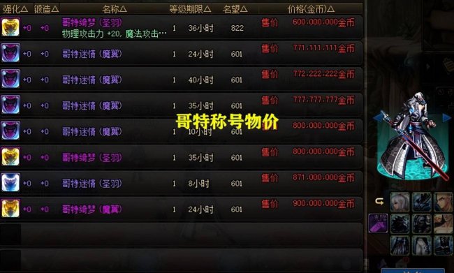 dnf什么称号好又便宜又好用