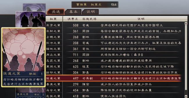 三国志12鬼谋的作用