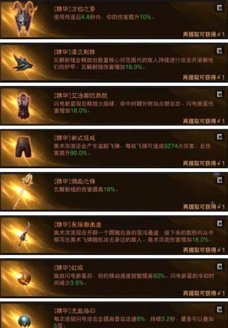 暗黑3法师瓦解射线流装备