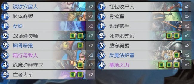 炉石传说巫妖王卡组推荐