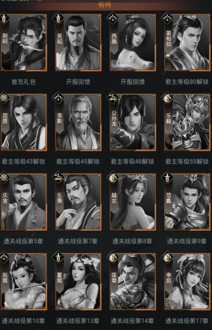七雄争霸武将最佳搭配阵容