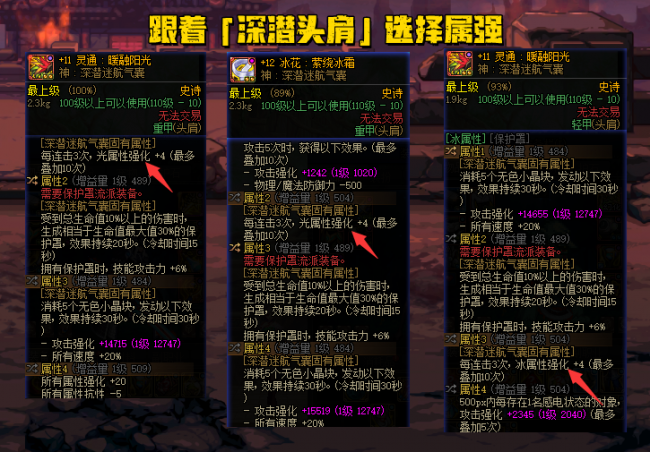 dnf所有属强宝珠大全图片