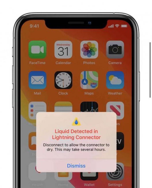 iphone手机接口有液体无法充电怎么办
