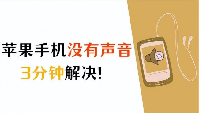 苹果手机为什么没有声音但是已经调大了