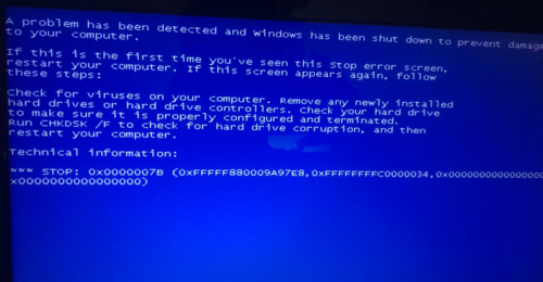 win10华硕0x0000007b蓝屏的解决方法