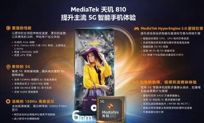 天玑810跑多少分安兔兔 天玑810处理器的水平
