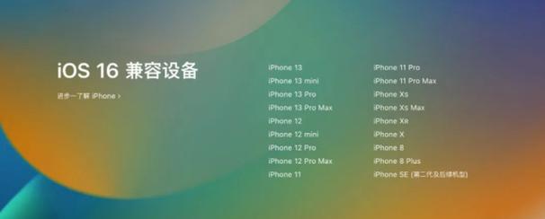 ios15.5支持哪些机型